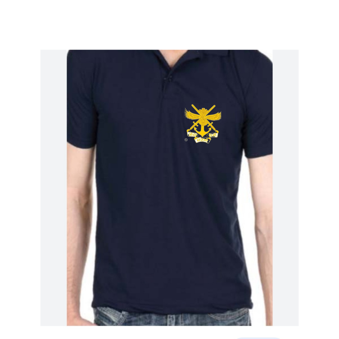 T SHIRT NDA (Navy Blue)  PURE COTTON
