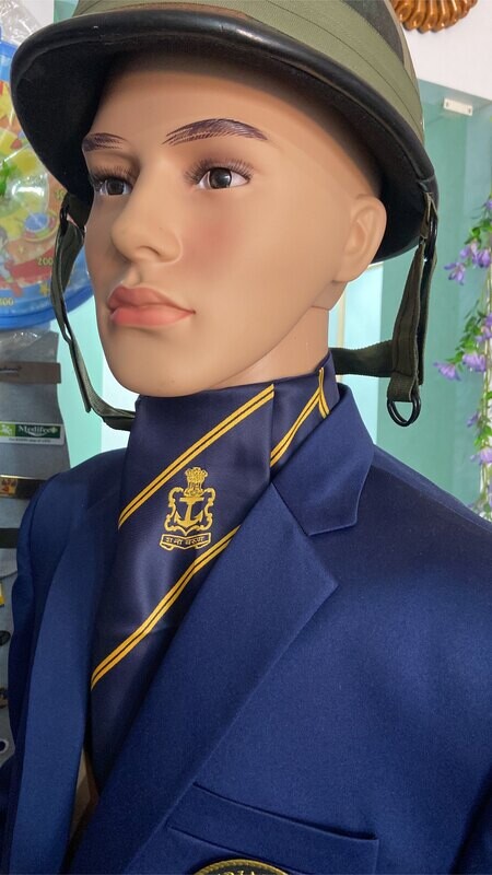 Cravet Indian navy scarf/cravat