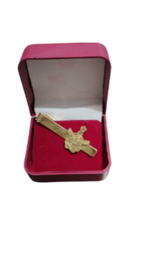 Tie pin golden finish