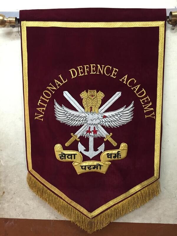 Indian Defence Velvette Banner2x4 Ft