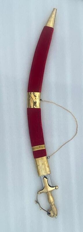 Ceremonial wedding fancy wall hanging sword