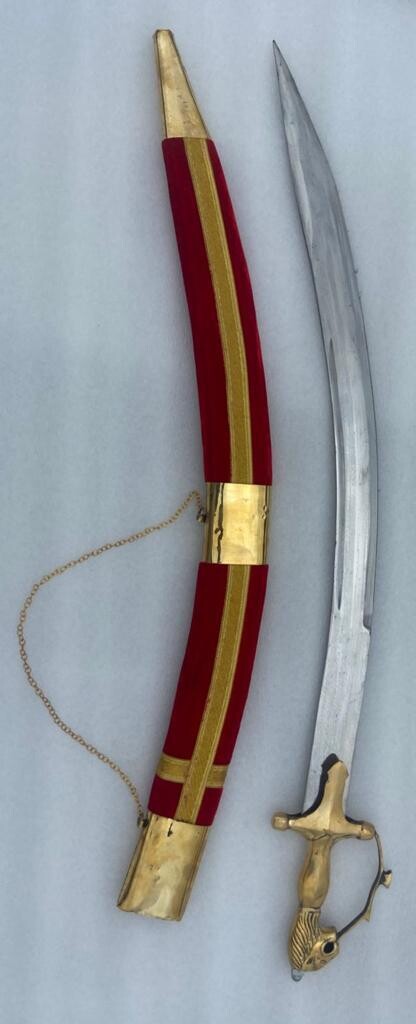 Ceremonial wedding fancy wall hanging sword