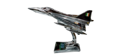 LCA Tejas with stand CROME PLATED