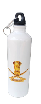 water bottles white with army logo