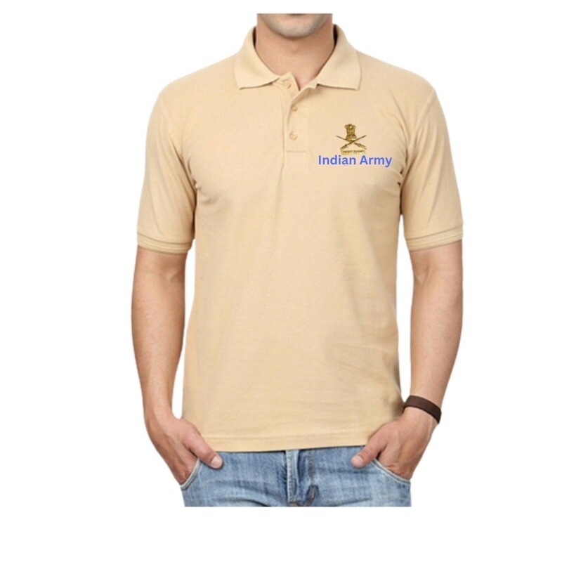 T SHIRT (Dry fit) Collared (Beige)