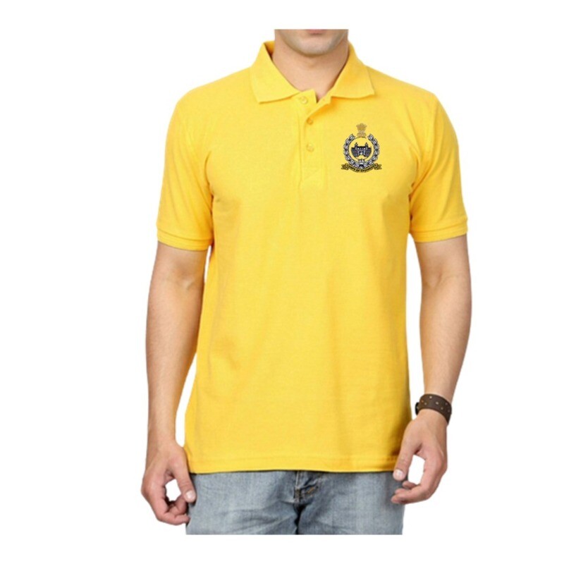 T SHIRT MEG collared (Golden Orange) PURE COTTON