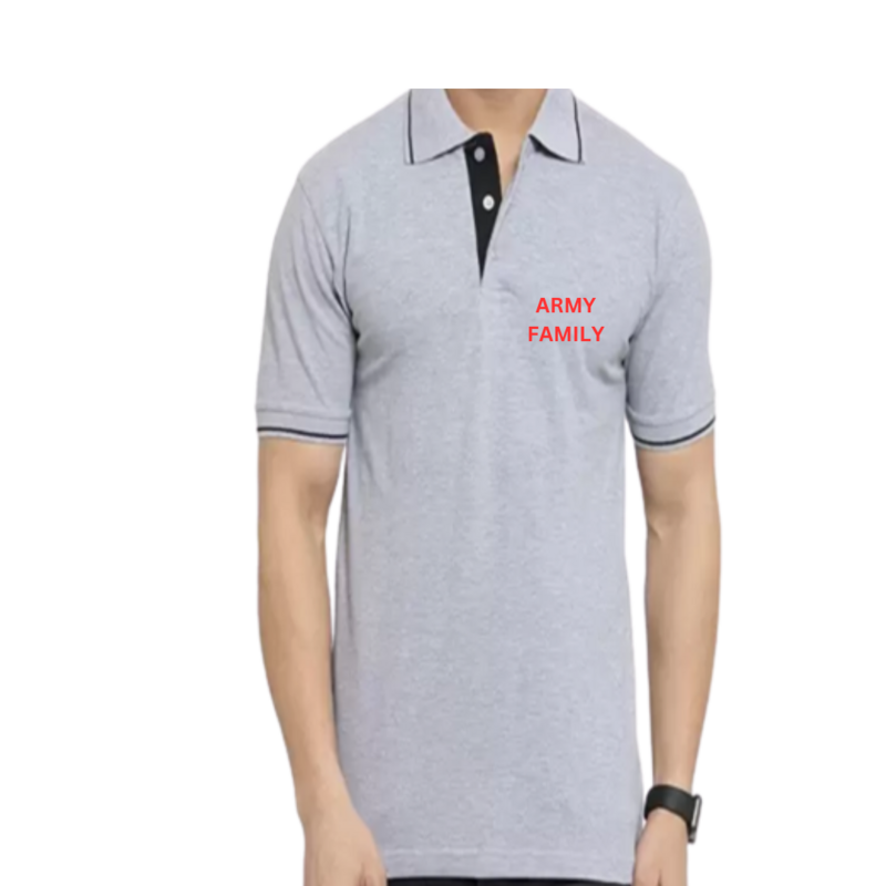 T  SHIRT Army Family Collared