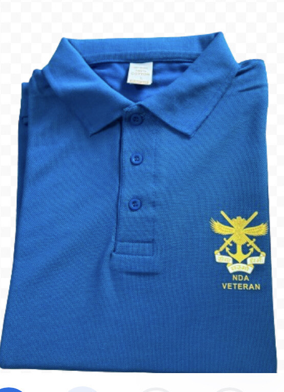 T SHIRT NDA collar (Light Blue) Pure Cotton