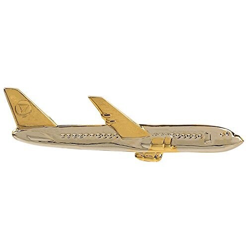 Aeroplane Tie Pin Golden Finish