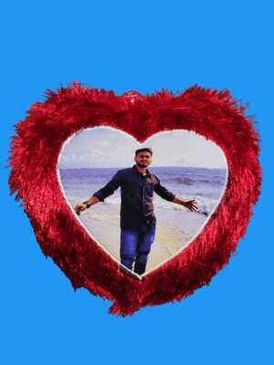 HEART SHAPE PILLOW WITH PHOTO