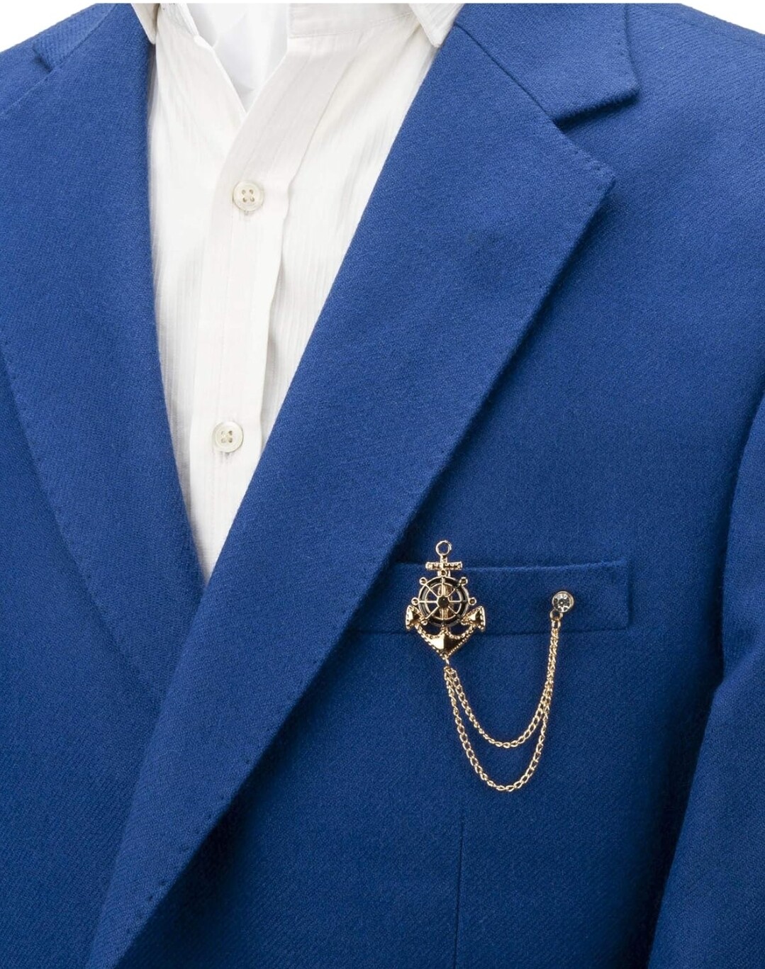 Golden finish Anchor ship which broach with hanging