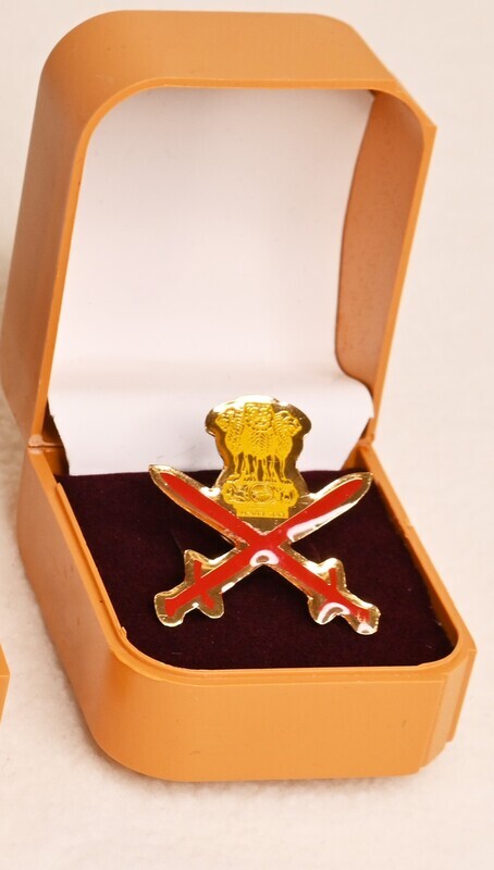 Army Golden Finished Lapel Pin