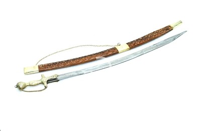 Sword with wooden scabbard/cover