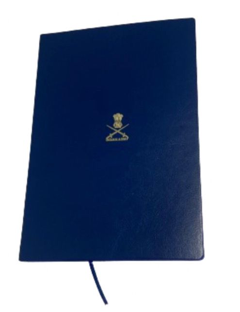 Blue PU Leather Premium Note Book/diary