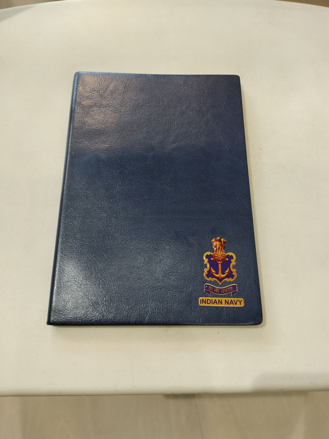 Navy blue diary/note book soft board