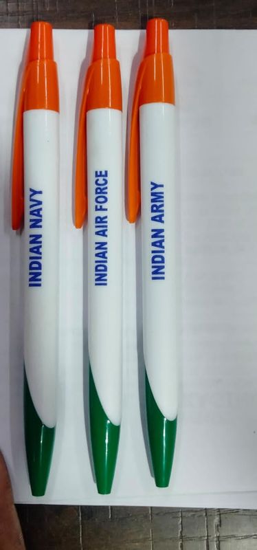 20 pcs Ball pens packet Tricolour ARMY/NAVY/IAF