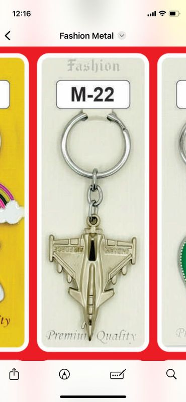 Rafale key chains 3D metal solid