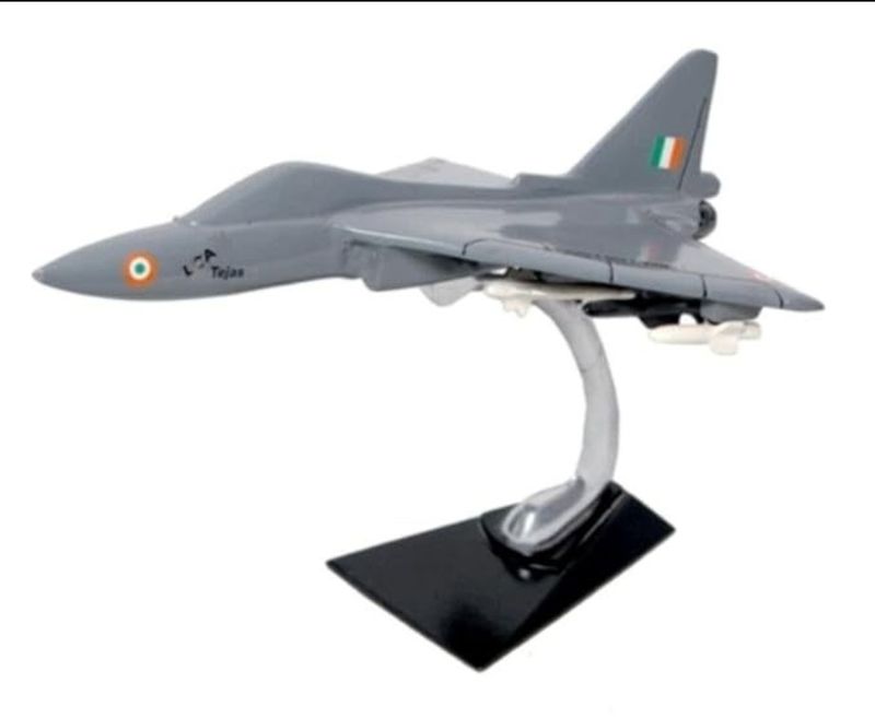 TEJAS , LCA ALUINIUM FIGHTER PLANE MODEL MINIATURE