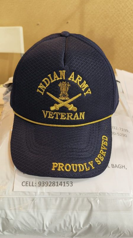 Indian Army Cap Dark Blue Colour