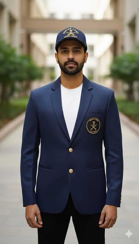 Indian Army Cap Dark Blue Colour