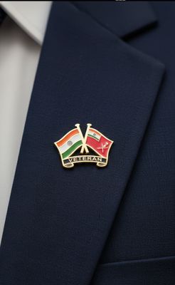 Indian Flag and army Flag Combo Pin