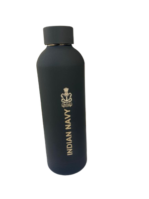 INDIAN ARMY STAINLESS STEEL METAL FLASK