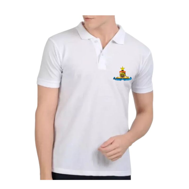 T SHIRT Artillery (white) collar