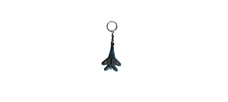 Silicon Aircraft key chain