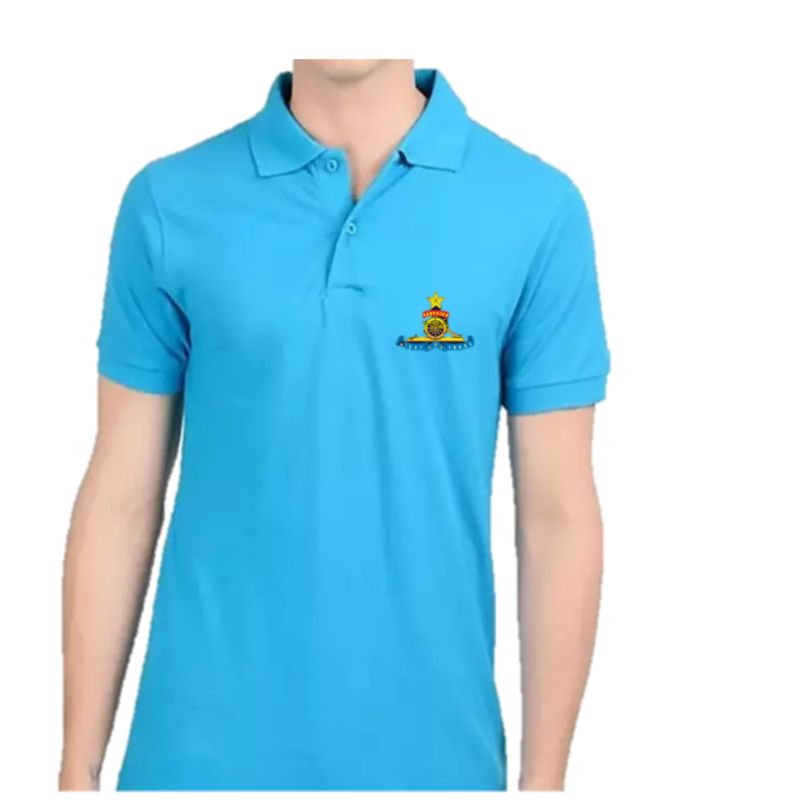 T SHIRT Artillery (sky Blue) collar