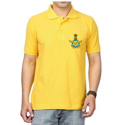 T SHIRT IAF collar (Golden Orange)