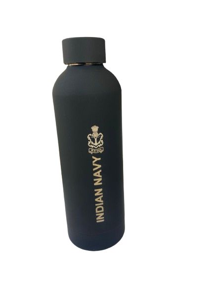 INDIAN NAVY FLASK DOUBLE WALL STAINLESS STEEL