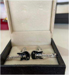 Guitar Cufflink Set of 2