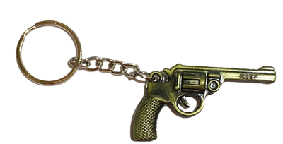 Pistol keychain 3D design