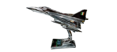 LCA Tejas with stand CROME PLATED