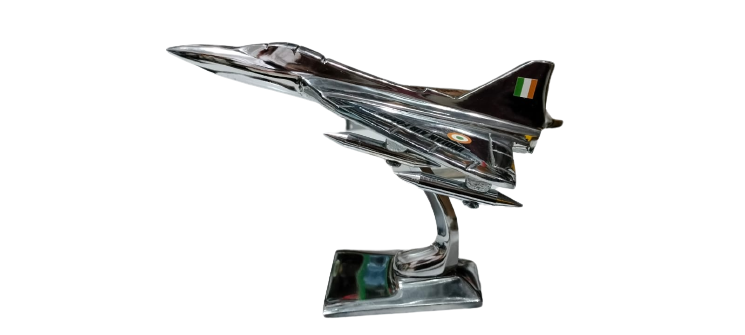 LCA Tejas with stand CROME PLATED