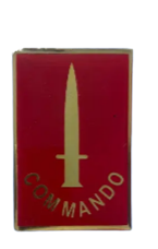 commando metal badge