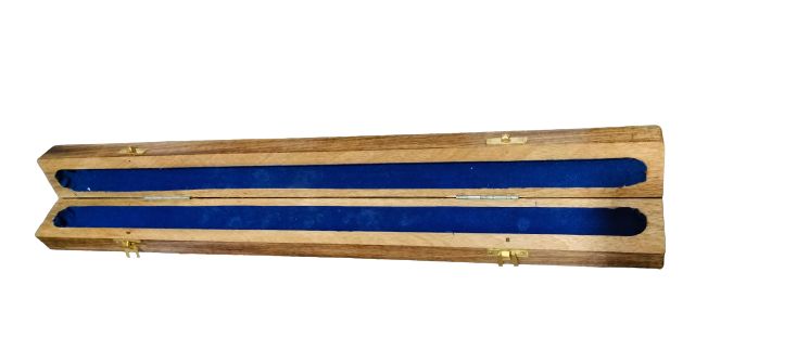 wooden box for baton keeping