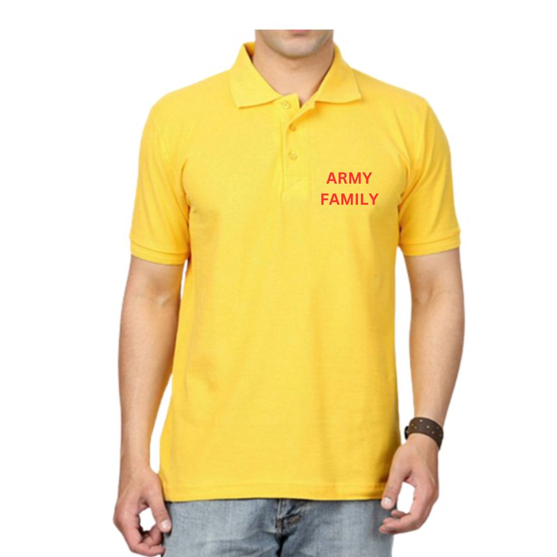 T  SHIRT Army Family Collared