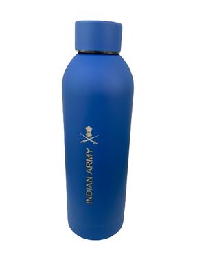 INDIAN ARMY BLUE BOTTLE STAINLESS STEEL