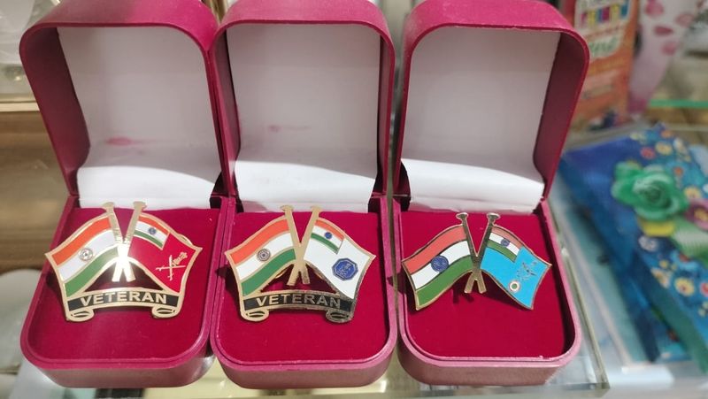 Army Flag And India Flag Pair Lapel Pin