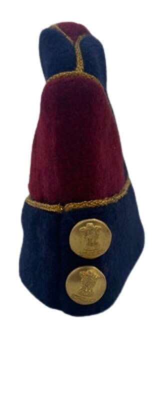 Mufti Cap Army Red And Blue