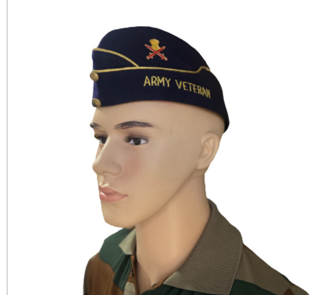Army Veteran Side Cap Woollen