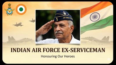 Side Mufti cap with brass IAF lapel pin