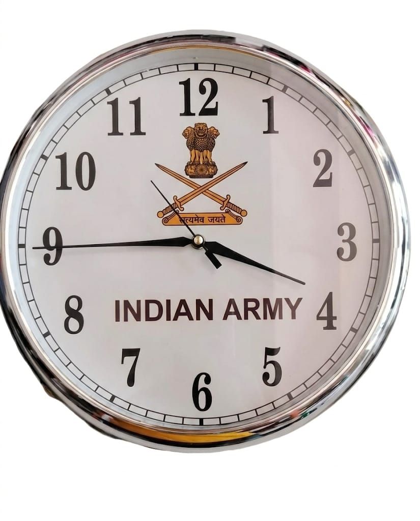 Indian army wall clock
