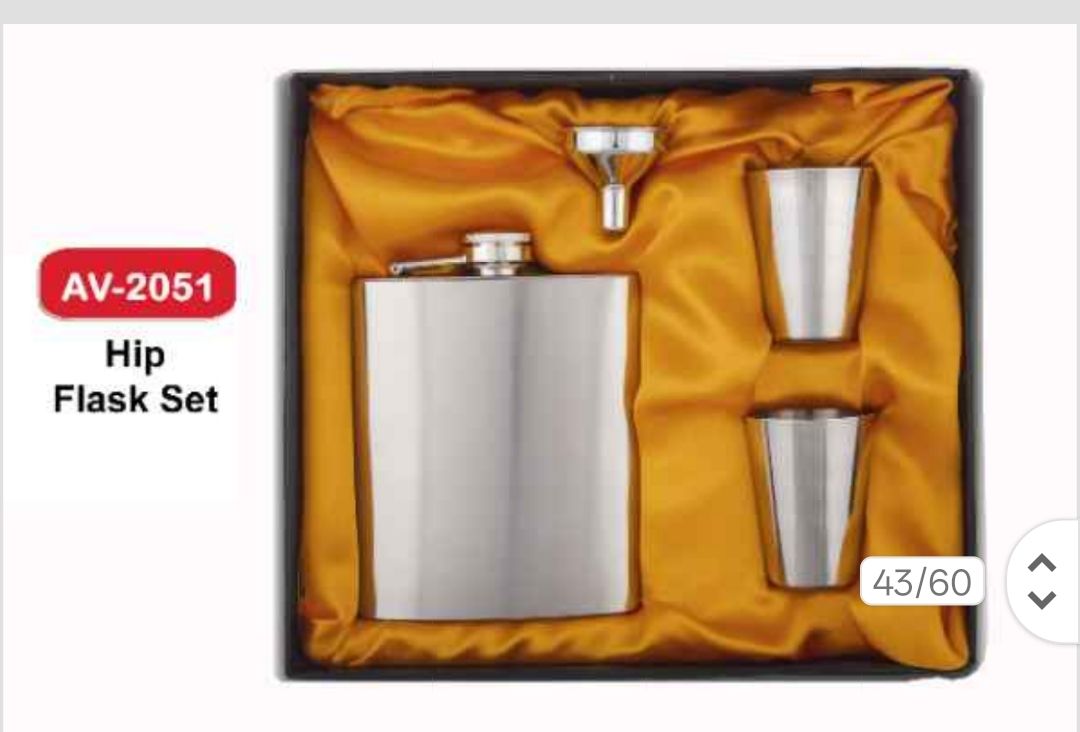 Hipster flask &amp; funnel SS gift 🎁 pack