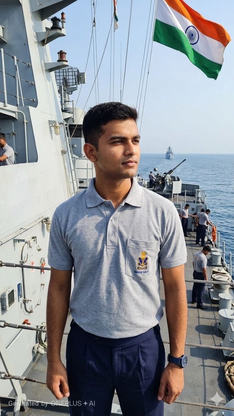 Light grey Navy t shirt with pocket