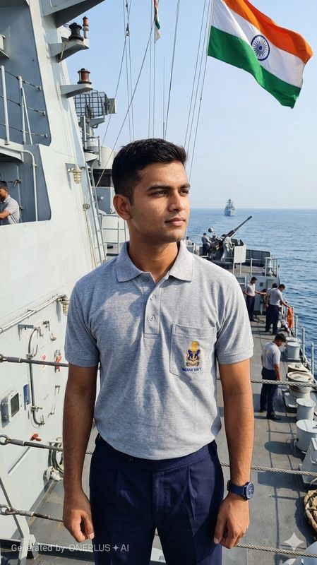 Light grey Navy t shirt with pocket