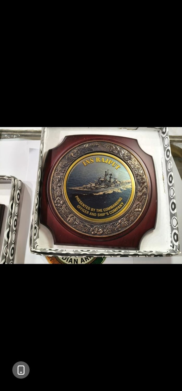 INS Rajput memento #ship crest