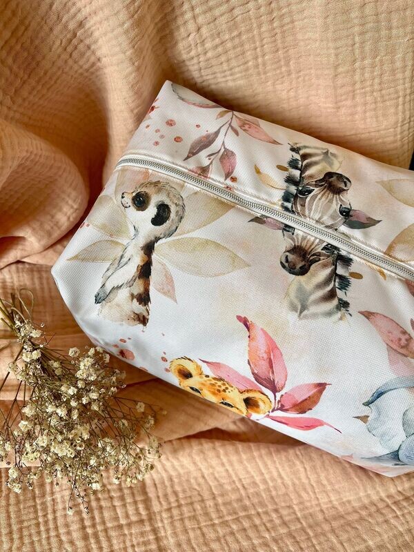 Grande trousse 100% tissu enduit