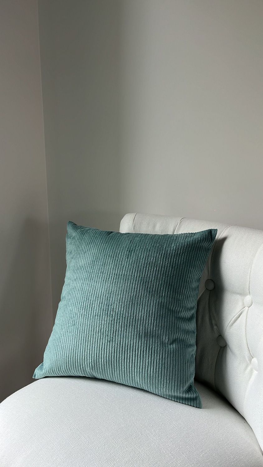 Coussin Velours Vert